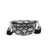 Bolso de Hombro Cruzado para Mujer con Estampado de Serpiente Retro Versátil, Tendencia Transfronteriza, Nueva Moda Europea y Americana, Bolso de Hombro Cruzado Casual para el Día a Día