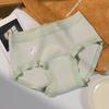 Ropa interior de algodón para niñas nueva cintura de dama transpirable 7A antibacteriana rango extendido calzones sin costuras desnudos mujeres mayoreo