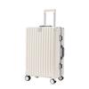 Maleta de Alto Valor 24 pulgadas Marco de Aluminio Ruedas Universales Silenciosas Maleta Trolley de Viaje Portavasos Plegable Caja con Contraseña Gran Capacidad