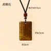 Colgante de cristal natural "Sin Preocupaciones", colgante cuadrado pulido de cristal amarillo y piedra en bruto de amatista, venta al por mayor de joyería de cristal