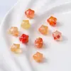 Cuentas de Estrella de Cinco Puntas Imitación Piedra Acrílico Transparente Manchado Accesorios Hechos a Mano para Cadena de Teléfono Móvil DIY Accesorios de Joyería con Cuentas