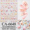 Internet Red Explosiones 5D Mariposa en Relieve Calcomanía para Arte de Uñas Bronceado Chica Dibujos Animados Lindo Decorativo 2025 Nueva Calcomanía para Uñas