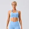 Top de yoga transpassado para mulheres com bojo, alta elasticidade, amigável à pele, respirável, adequado para treinamento de fitness e esportes ao ar livre