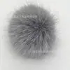Fabricante Especializado em Pompons de Pelo Sintético de Raposa para Roupas, Bolsas, Acessórios DIY, Pompons de Pelo de 8-10 cm de Comprimento para Sapatos e Chapéus, Pompons de Pelúcia