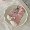 Calcetines Cortos Lindos para Mujer, Calcetines Finos de Algodón de Verano, Antideslizantes de Silicona, Invisibles de Dibujos Animados sin Costuras