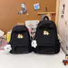 Mochila Estilo Coreano Harajuku para Estudiante de Preparatoria de Campus con Bordado de Caballo del Año Zodiacal, Mochila Casual Sencilla de Moda