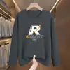 Camiseta de Manga Larga para Hombre de Primavera y Otoño, Nueva Tendencia Otoñal de Talla Grande, Camiseta Básica Versátil de Cuello Redondo para Hombre, 1/2 Piezas