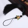 Borla de Mariposa Cloisonné Perla Clásica Belleza Colgante Brillante Accesorios de Ropa con Colgante de Encanto Estilo Antiguo