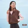 Chaleco Abrigo Nuevo Otoño e Invierno Jijia para Mujer de Forro Polar Engrosado Deportivo Fitness Exterior Casual Chaleco Superior