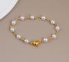 Suministro Transfronterizo de Collares de Perlas para Mujer, Cadena de Clavícula de Doble Capa a la Moda, Accesorios de Tendencia, Estilo Minimalista, Cadena para Suéter de Primavera y Otoño