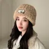 Ganga Especial Gorro de Punto de Celebridad de Internet Gorro de Invierno Cálido y a Prueba de Viento Gorro de Invierno para Mujer Lindo Gorro con Protección para las Orejas Gorro para Mujer