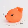 Juguetes de Vinilo para Niños, Juguetes Blanditos, Muñecos de Vinilo de Animales de Té de Leche, Patito Amarillo Parque de Atracciones Juguetes de Baño