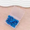 Chinchetas de plástico de colores con cabeza de pentagrama, 50 piezas en una caja, artículos de oficina, chinchetas para tableros de corcho y tableros de mensajes