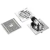 Desagüe de Piso Cuadrado Anti-Olor de Acero Inoxidable para Cocina Doméstica, Balcón, Baño, Regadera, Alcantarilla y Baño al por Mayor