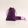 Bolsa de Terciopelo Personalizada por el Fabricante 8*11 Bolsillo con Solapa y Cordón para Pantalones, Batería Móvil, Joyería, Pulsera de Cristal, Bolsa de Almacenamiento