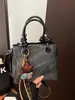 Bolso Pequeño Cuadrado Casual de Nicho Estilo Coreano para Mujer 2025 Invierno Nuevo Versátil Elegante Lujo Ligero Bolso Cruzado Diario