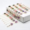 CDD Nova Pulseira de Flor de Ameixa Pulseira Fritillaria Dupla Face AliExpress Amazon Comércio Exterior Transfronteiriço E-Commerce Supply