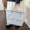 Bolso de Mano Nuevo Personalizado Moderno Sencillo para Mujer Letra Casual Gran Capacidad Casual Sencillo para Viajar a Diario Bolso de Mano para Mujer