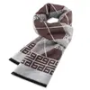Lenço xadrez cinza preto masculino negócios casual quente Cachecol masculino cashmere jacquard lenço fábrica atacado
