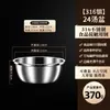 Cesta Drenadora de Acero Inoxidable al por Mayor, Colador Grueso para Cocina Doméstica, Juego de Recipientes para Lavar Arroz y Filtrar Agua