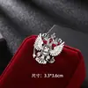 Asas de Anjo Retrô Europeias e Americanas Insígnia Masculina Broche de Terno Fivela de Alfinete Feminina Cobra Personalidade Corsage Medalha Acessórios