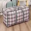Bolsa de bagagem portátil para estudantes universitários se mudando para um novo quarto, bolsa de mudança de grande capacidade, bolsa com zíper à prova d'água