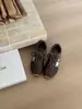 Otoño e Invierno 2025 Nuevos Zapatos de Entrenamiento Moral de Cuero Genuino Zapatos Planos para Mujer Zapatos Casuales Combinación de Colores Versátil Zapatos Deportivos Zapatos Star Forrest Gump