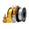 Filamento PLA+ al por mayor de fábrica, filamento de impresora monocolor tipo seda, filamento de impresión 3D de 1.75 mm, en stock
