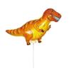 Globo de Dinosaurio de Dibujos Animados de Papel de Aluminio con Palo de Arrastre para Niños Decoración de Escena de Cumpleaños para Bebés de Guardería Juguete