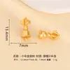 Acessórios de Prata 925 com Pingente de Sino Vajra Banhado a Ouro, Contas Espaçadoras de Nuvem e Acessórios para Montagem DIY para Pulseiras e Colares