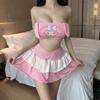Lin Lin Ting Lingerie Sexy, Uniforme Sexy, Menina de Anime Fofa, Roupa Adorável e Sedutora de Puro Desejo, Dropshipping 2818
