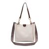 Bolso de Gran Capacidad Bolso Tote de Moda para Mujer Otoño 2024 Nuevo Bolso General Color Sólido Estilo Occidental Combinable Bolso de Hombro Único