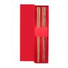 Palillos Festivos para Boda 2 Pares de Madera de Ala de Pollo Sándalo Rojo Palillos para Recién Casados Regalos de Boda Regalos de Acompañamiento Suministros de Boda