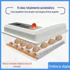 Incubadora pequena doméstica inteligente automática incubadora incubadora de ovos de rotina incubadora incubadora incubadora de ovos