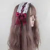 Diadema de Encaje Blanco Estilo Lolita Soft Girl Japonés Diadema Estilo Hada Todo Fósforo Pequeños Accesorios para el Cabello Lolita Soft Girl KC