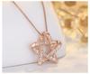 Collar Estrella de Singapur Chapado en Plata 925 para Mujer Popular en Línea de Moda Estilo ins Diseño de Nicho Estilo Coreano Cadena para Clavícula Joyería