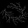 Cadena de cuentas transparentes de Navidad nueva transfronteriza, adornos para árbol de Navidad, guirnalda de cuentas de plástico, decoración del hogar
