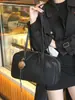 Bolso Boston Grande de Cuero Genuino Tipo Almohada 2026 Nuevo Vintage para Viaje y Uso Diario Bajo el Brazo Bolso de Piel de Vaca Versátil de Nicho para Mujer
