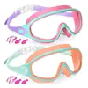 Gafas de natación para adultos con marco grande electrochapado transfronterizo personalizadas para hombres y mujeres, impermeables antivaho de alta definición con tapones para los oídos integrados