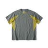 Ootd Ciclismo al Aire Libre Absorbente de Sudor Secado Rápido Antibacteriana Camiseta Hombre Verano Ligera Transpirable Fresca Deportiva Manga Corta Color de Contraste
