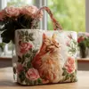 Bolsa de Ombro Tote Acolchoada com Estampa Moda Tendência Feminina Novo Produto 3D Transfronteiriço Temu Amazon