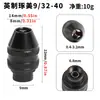 Mandril de broca helicoidal auto-centralizante de três castanhas com haste hexagonal de troca rápida de 0,3-6,5mm personalizado para furadeira retificadora elétrica de 3,6mm