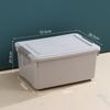Caja de Almacenamiento Plástico Caja de Almacenamiento de Ropa Plástico Dormitorio Estudiantil Grande Hogar Caja de Almacenamiento de Ropa con Rueda