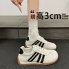 Zapatillas de Entrenamiento Alemanas de Suela Gruesa para Mujer, Nuevos Zapatos de Primavera 2026 para Mujer, Estilo Popular Versátil, Tenis Casuales, Zapatos Blancos