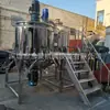 Dongguan Tanque de Mezcla de Líquidos con Calentamiento de Doble Capa Emulsionador Cosmético Mezclador de Polvo y Líquido Fabricante 50KG-15 toneladas