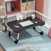 Mesa de Cama Plegable Multifuncional Mesa Pequeña Simple Dormitorio Universitario Mesa para Laptop Mesa para Perezosos