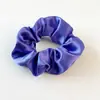 Nuevo Anillo para el Cabello de Intestino de Cerdo Satinado de Amazon Flor para la Cabeza de Tela de Color Sólido Diadema Transfronteriza Europea y Americana Liga para el Cabello Accesorios para el Cabello al Mayoreo