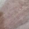 Saia de malha jacquard flor escura folhas de seda brilhante fina transparente leve sem elástico tecido decorativo para boneca feito à mão