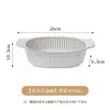 Louça de Mesa Cerâmica Criativa Estilo Japonês Retrô com Listras Onduladas, Tigelas de Arroz com Esmalte Branco, Tigelas de Sopa, Pratos para Legumes, Pratos para Peixe e Molheiras