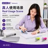 Grampeador manual compacto e colorido, grampeador de mesa suave e que economiza esforço, material de papelaria escolar e de escritório, várias cores em estoque para atacado